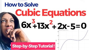 How to Solve Advanced Cubic Equation: Step-by-Step Tutorial.