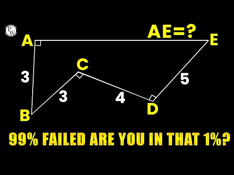 Easy Geometry Problem Only 1% Could Solve this !😱