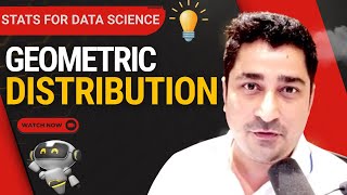 Geometric Distribution | Stats For Data Science | Euron