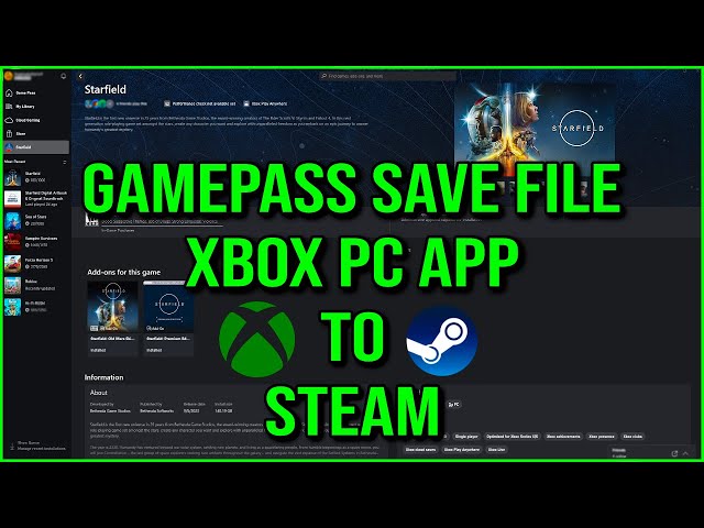 GPSaveConverter app converts Xbox Game Pass saves into PC format