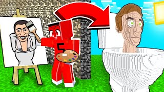 HASANI YAPI KAPIŞMASINDA ÇİZİM HİLESİYLE TROLLEDİM !!  Minecraft