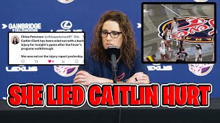 🚨Caitlin Clark HURT With MAJOR LOWER BACK INJURY Stephanie White LIED TO FEVER FANS!