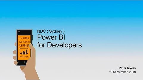 Power BI for Developers - Peter Meyers