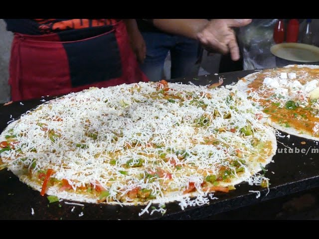 Paneer Masala Pizza DOSA | STREET FOODS IN MUMBAI