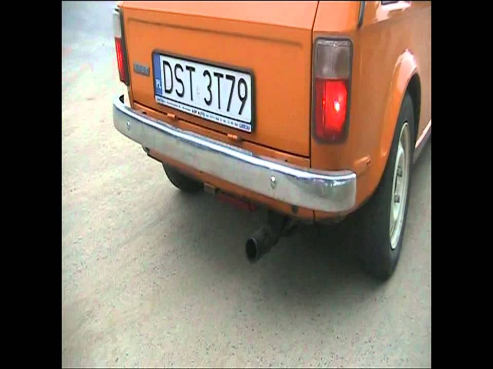 Fiat 126p sound exhaust tłumik tekla YouTube