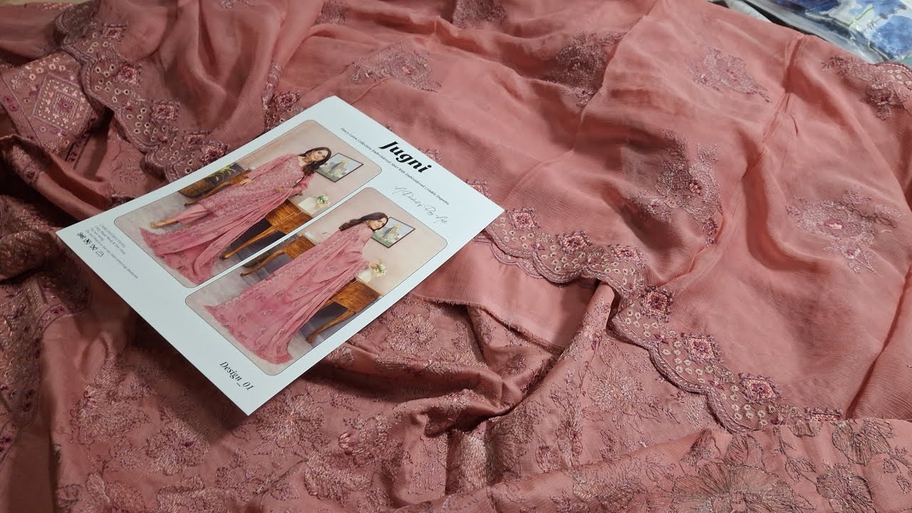 NUREH RAHA💜JUGNI BREEZY👑 EID FANCY FULLY EMBROIDERY SHIRTS EMBROIDERY PURE DUPATTAZ DYED TROUSER 