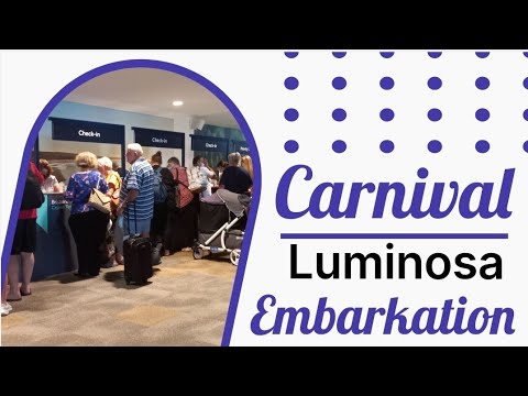 Embarkation Carnival Luminosa BNE International Cruise Terminal, FABULOUS @julescruisecompanion Video Thumbnail