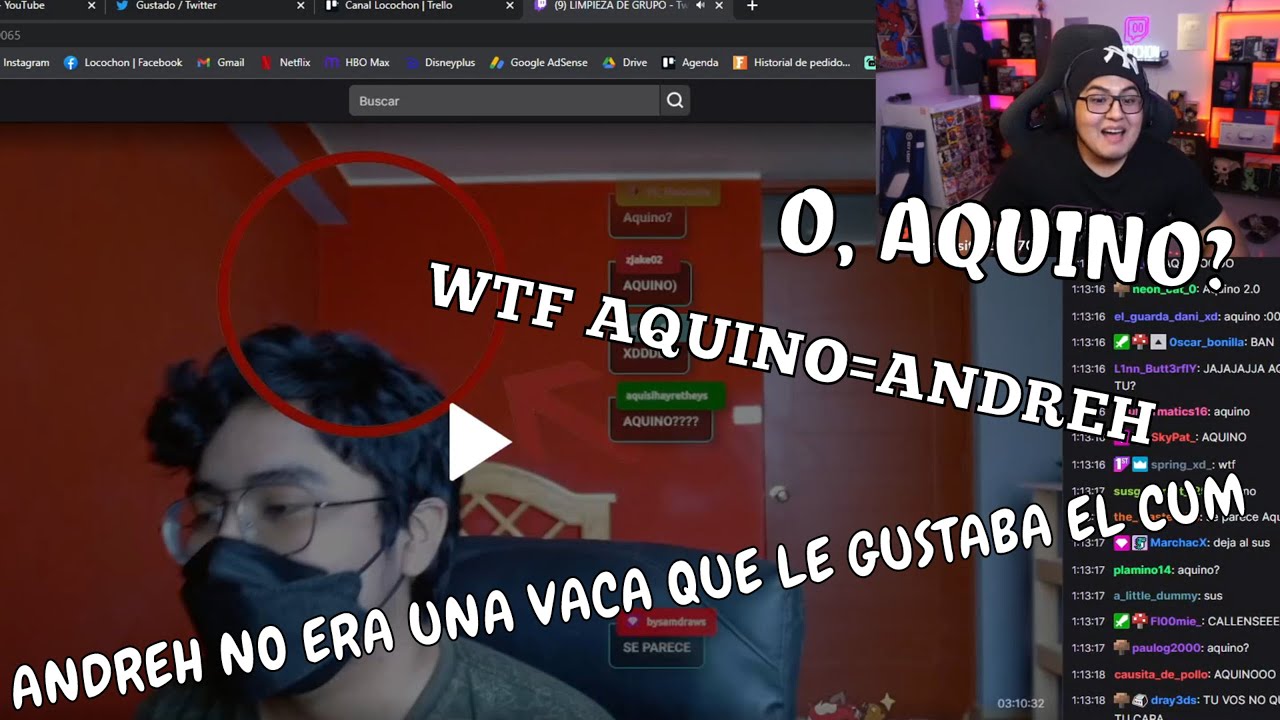 LOCOCHON REACCIONA AL FACE REVEAL DE ANDREH