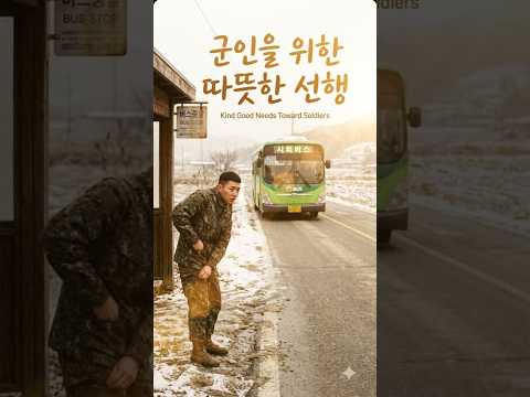 군대 휴가 복귀 날 지갑 두고 온 스무 살 청년이 시골 버스에서 겪은 감동 기적 #shorts thumbnail