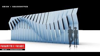 Grasshopper 018  - Parametrical Facade ( sin - cos - tan )
