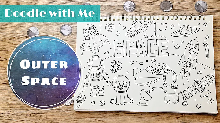 Outer Space Doodles | Easy Drawing for Beginners | Doodle with Me | Fangying Art