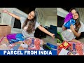 Parcel from India to USA || Unboxing courier from India || Price? | Kannada Vlogs | Shalini Paramesh