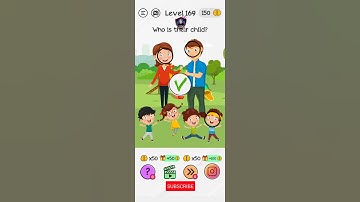 Braindom Level 169 Who is their child?