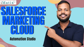 Automation Studio in SFMC | SFMC Online Tutorial | SFMC Online Classes | SFMC Training | iMatix