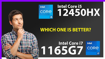 INTEL Core i5 12450HX vs INTEL Core i7 1165G7 Technical Comparison