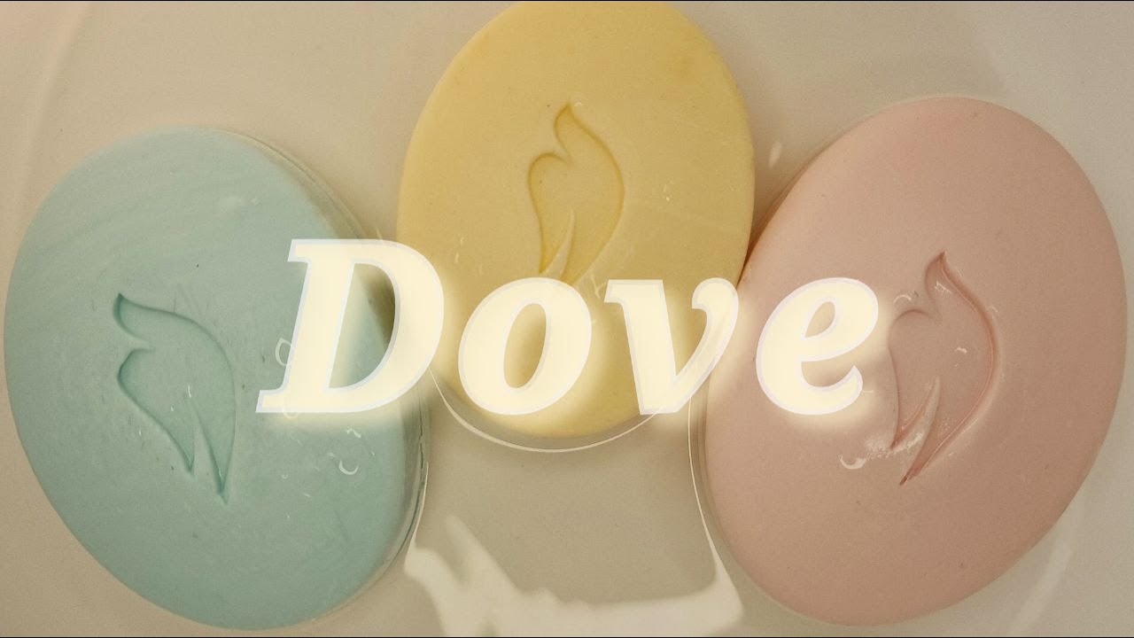 ASMR Lathering Dove soaps 🕊️🕊️🕊️