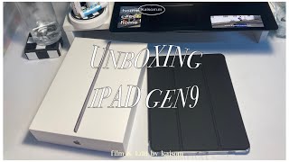 Unboxing iPad GEN9 | Space Gray 256gb + accessories 🧦🧂 / #kaisom /