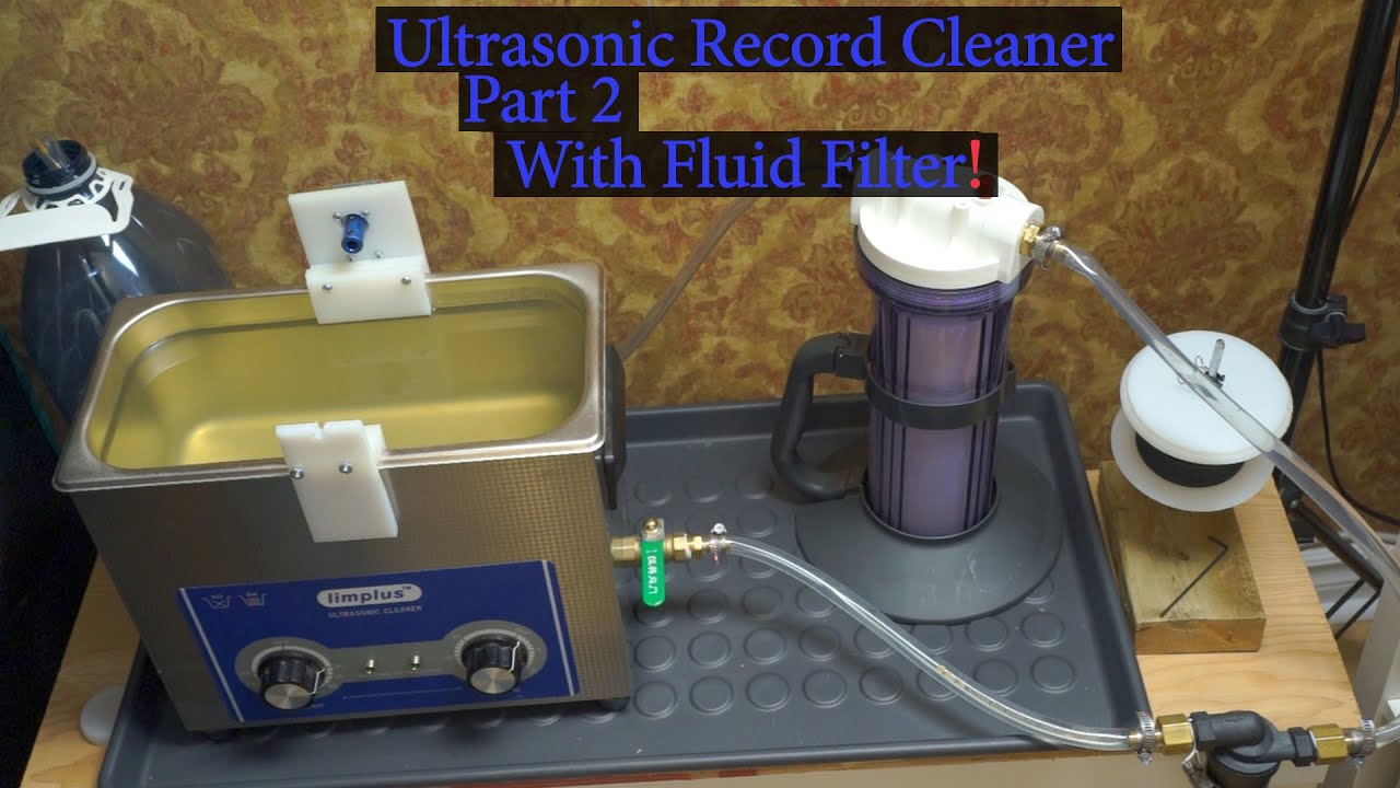 My DIY Ultrasonic vinyl record cleaner (part deux) - YouTube