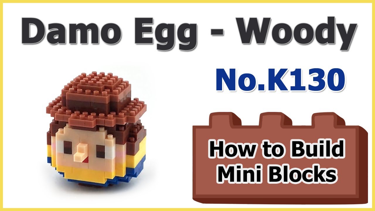 How to Build Mini Blocks Damo Egg - Toy Story Woody K130 Review