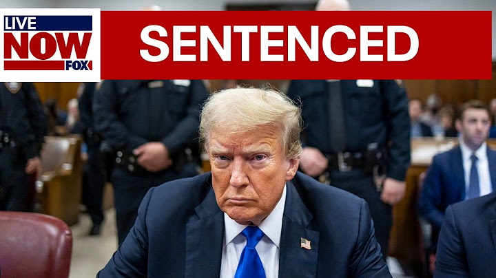 BREAKING: Trump sentenced in 'Hush money' case
