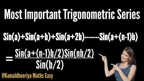 Most Difficult Trigonometric Series of Sin Class 12 maths term 2 @kamaldheeriya