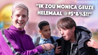 MET WELKE YOUTUBER ZOU JIJ NAAR BED WILLEN?  | #SCHOOLTOUR 4