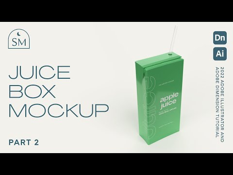 Part 2: Create a Juice Box Mockup Using Adobe Illustrator and Adobe Dimension