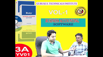 Is it Possible to Import Busy Accounting Data in Tally Data? Gurukul GFP 3AYV01