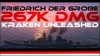 Friedrich der Große - World of Warships - 3.2K XP+267K+DMG+Kraken