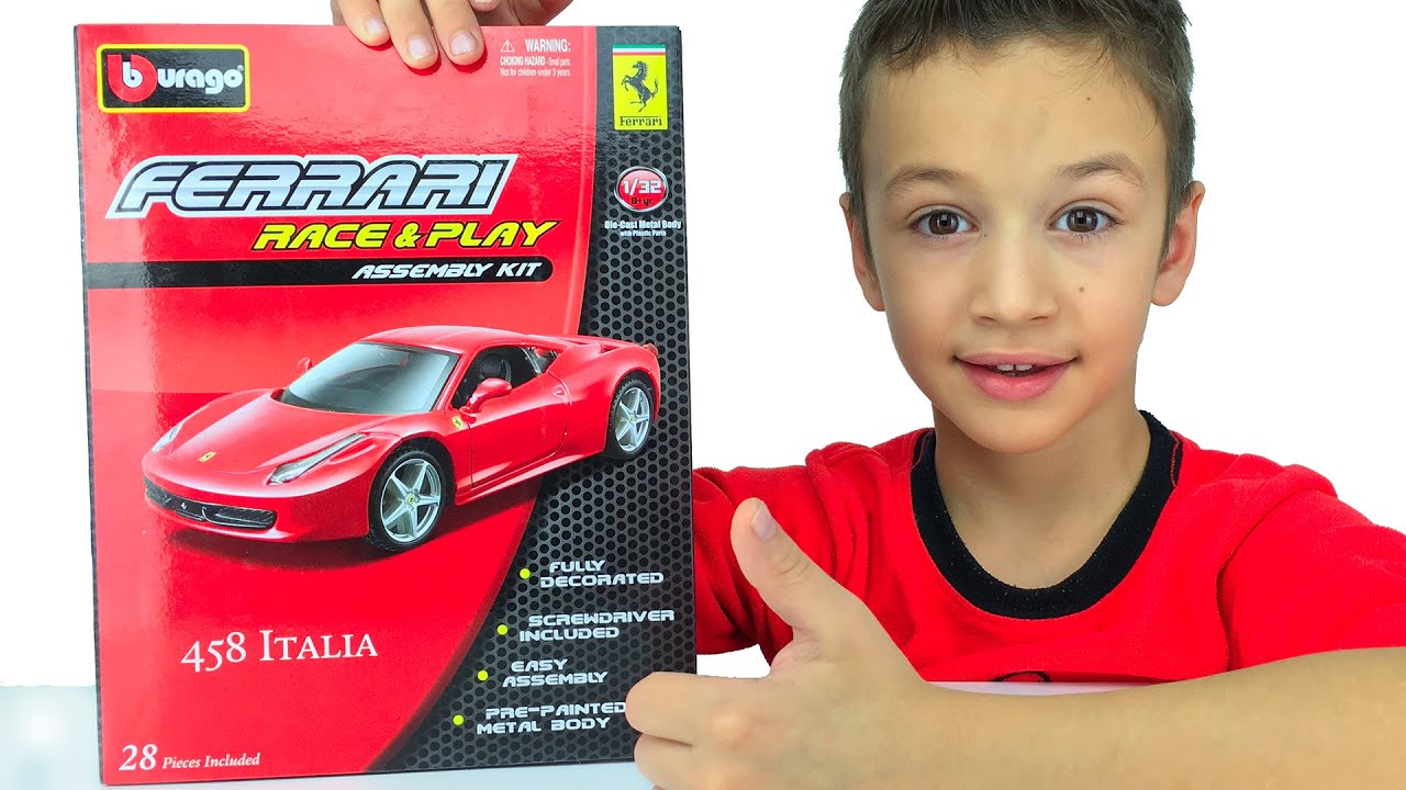 Моя первая Ferrari ! Сбор машины! Для детей kids children