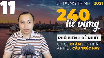 [Bài 11] 240 từ dễ thuộc nhất trong tiếng Anh (Chỉ 1 âm) - Kèm nhiều ví dụ có cấu trúc hay