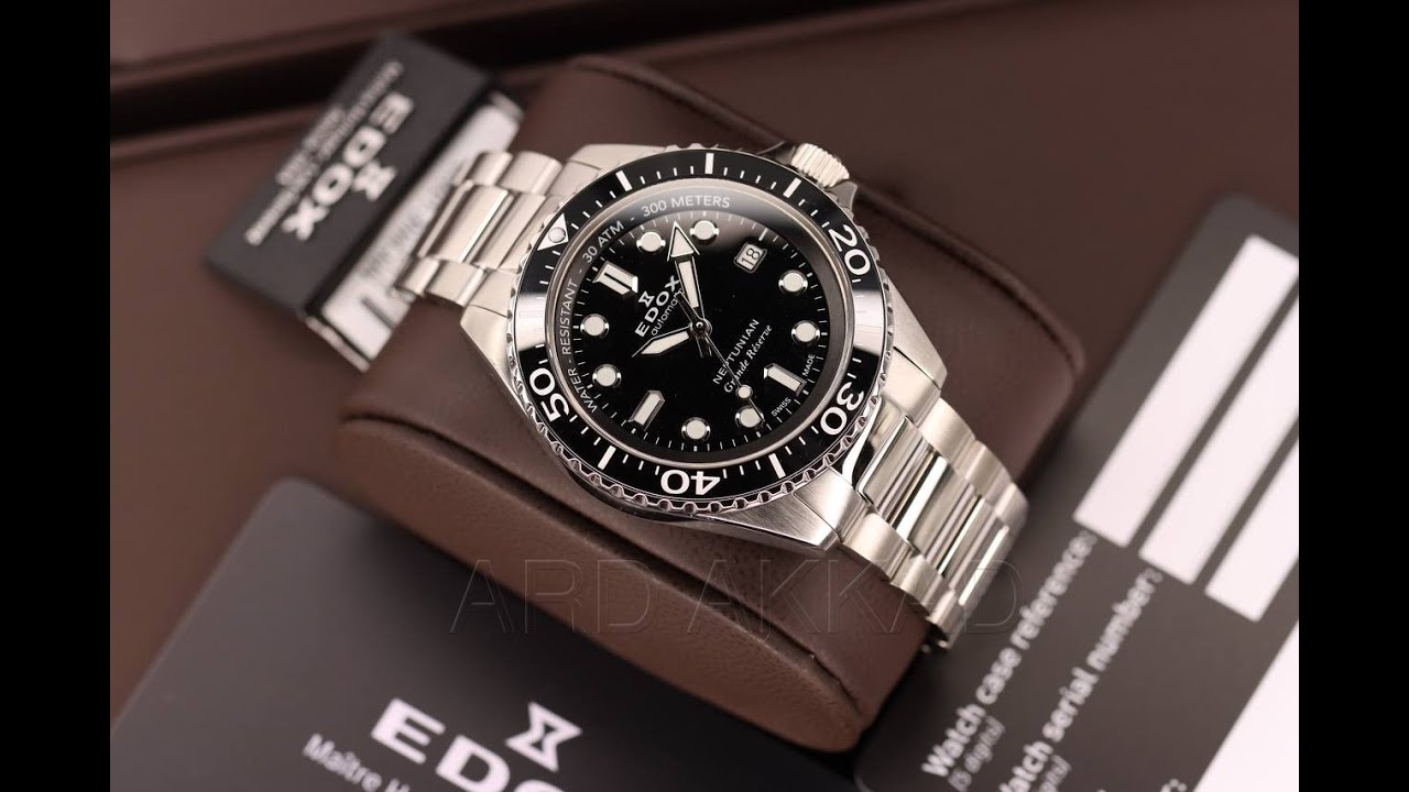 EDOX WATCH 80801-3NM-NIN ( ARD AKKAD ) - YouTube