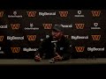 DC Joe Whitt Jr. Speaks to the Media Before Practice | Washington Commanders
