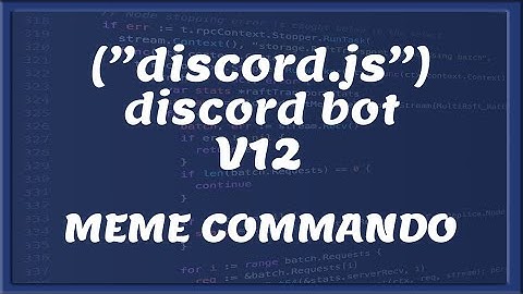 DISCORD MEME COMMANDO || Tutorial #27 [Nederlands/Dutch]