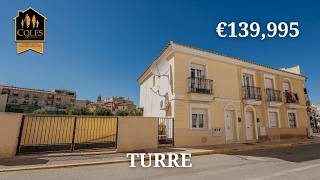 TUR3T53 - Charming townhouse in Turre with underground parking & storeroom - €139,995