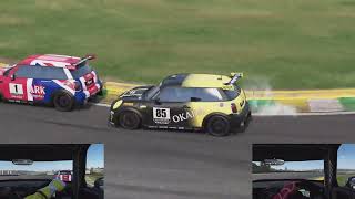 AMS2 - Mini JCW - RCV League race - Epic battle at Interlagos