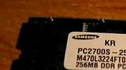 Samsung 256MB PC2700 RAM