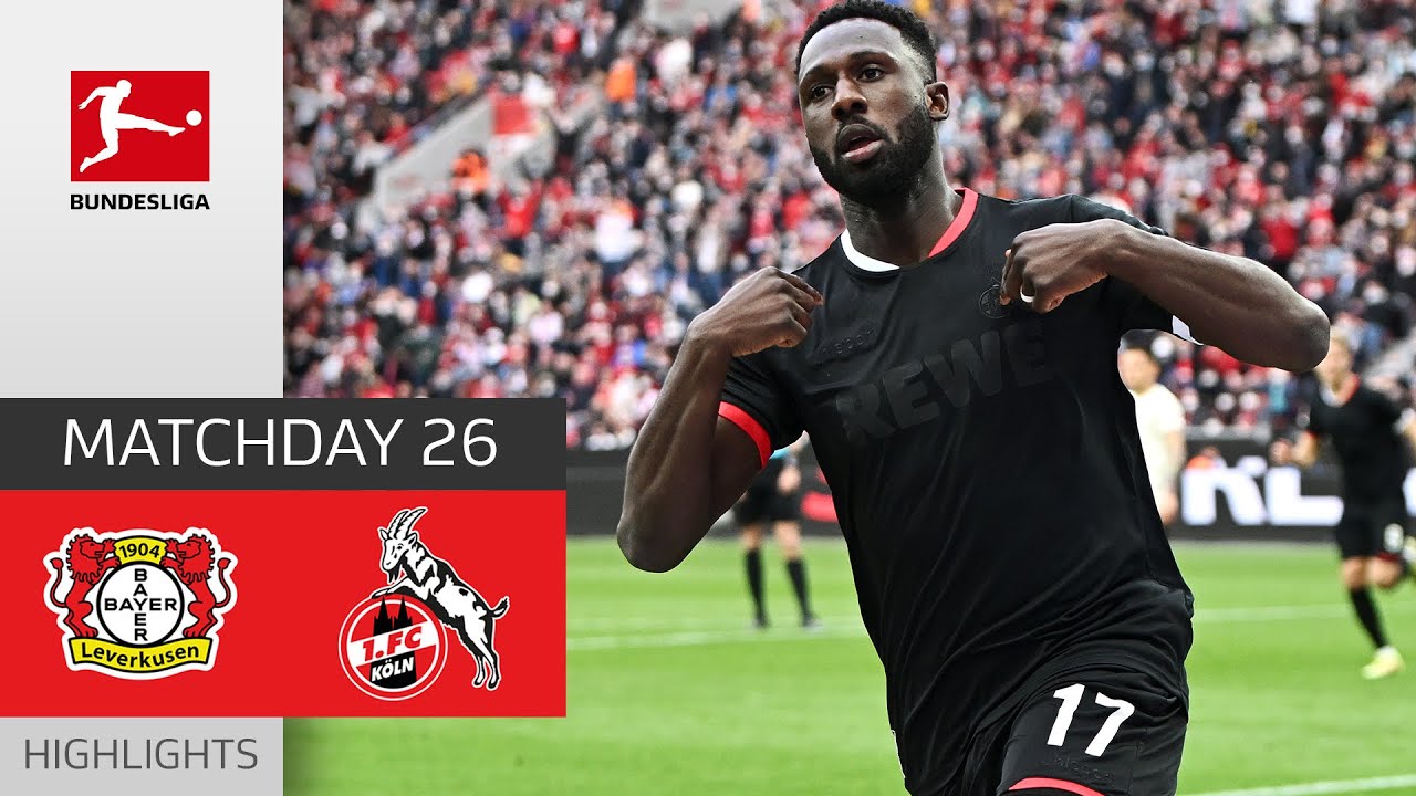 Bayer 04 Leverkusen - 1. FC Köln 0-1 | Highlights | Matchday 26 – Bundesliga 2021/22