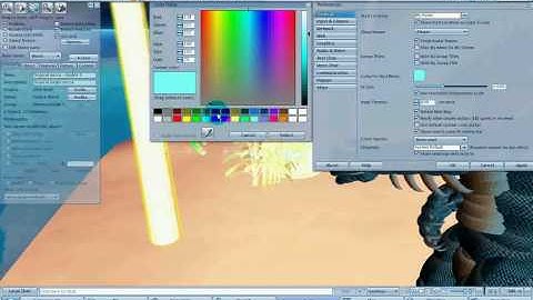Changing your colour effects in Second Life