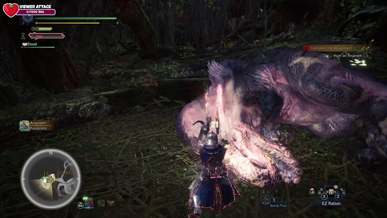 Test Stream New Playthrough Monster Hunter World on PC