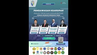 Webinar PAPTI: Pengawasan Kearsipan Dalam Teori & Implementasi