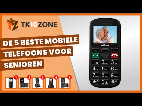 De 5 beste mobiele telefoons voor senioren