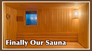The Finishing Of Our Sauna Diy Home Sauna Review Teamfilger