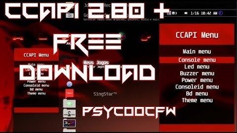 🔵Ccapi v2.80 vsh Menu + Free Download