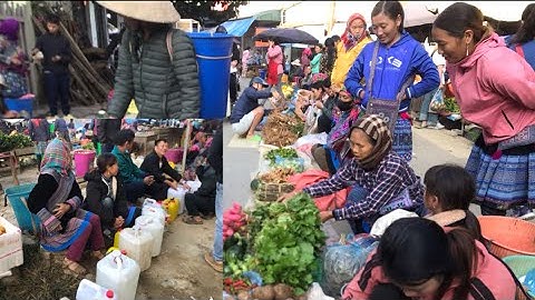 chợ Phiên Vùng Cao Biên Giới Lùng Phình Bắc Hà/ Phiên Chợ Mộc Mạc Và Hoang Sơ | người vùng cao tv,