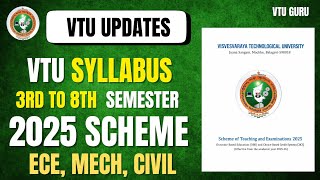 VTU 2025 Scheme ECE, Mech and Civil Syllabus 2026 | 3rd to 8th Semester Complete Syllabus | VTU 2026 screenshot 5