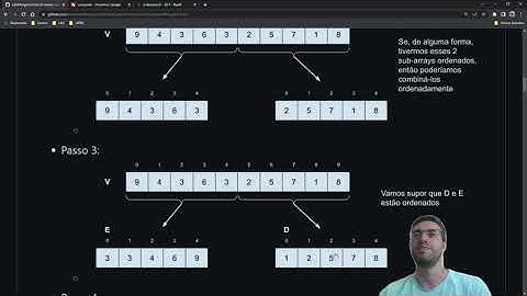 MergeSort - Explicação e Implementação