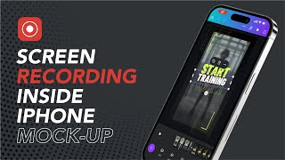 iPhone Mockup Video | How to Make screen recording video inside iPhone mockup