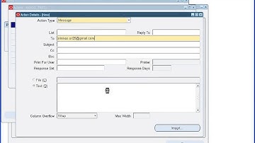 Alert creation in oracle Apps