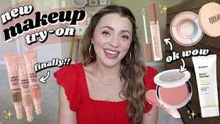 NEW MAKEUP Haul + Try-On....this may be the best one in a while!!